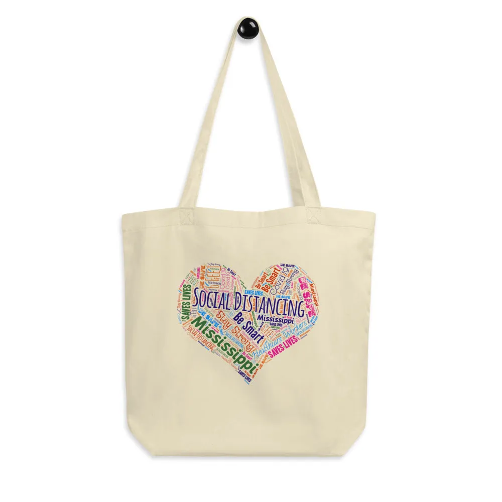 Mississippi - Social Distancing Tote Bag - Eco Friendly