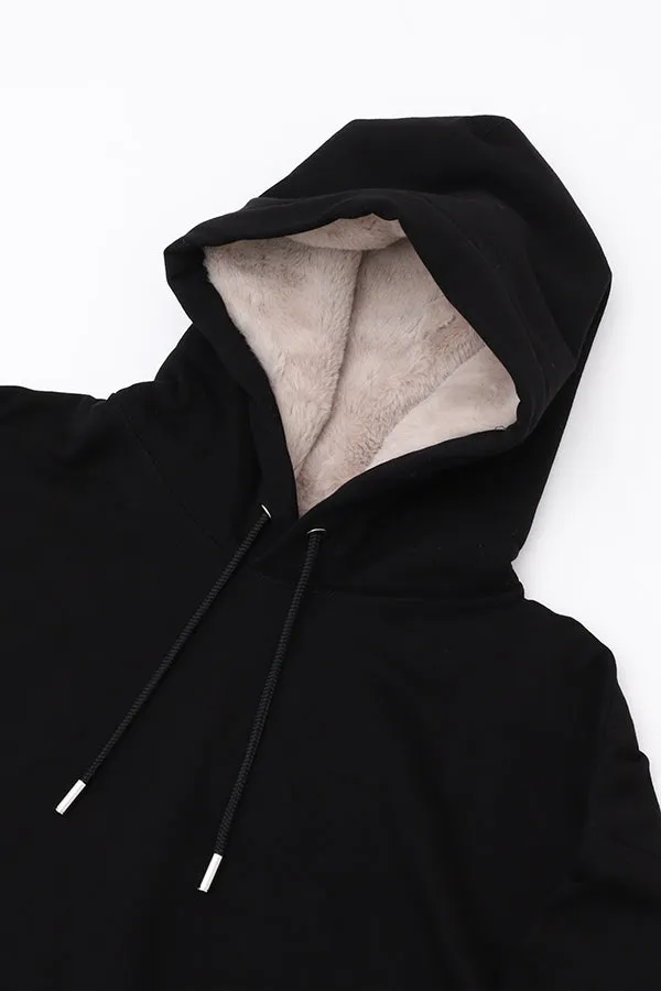 MJ BOXY SHERPA LINED HOODIE