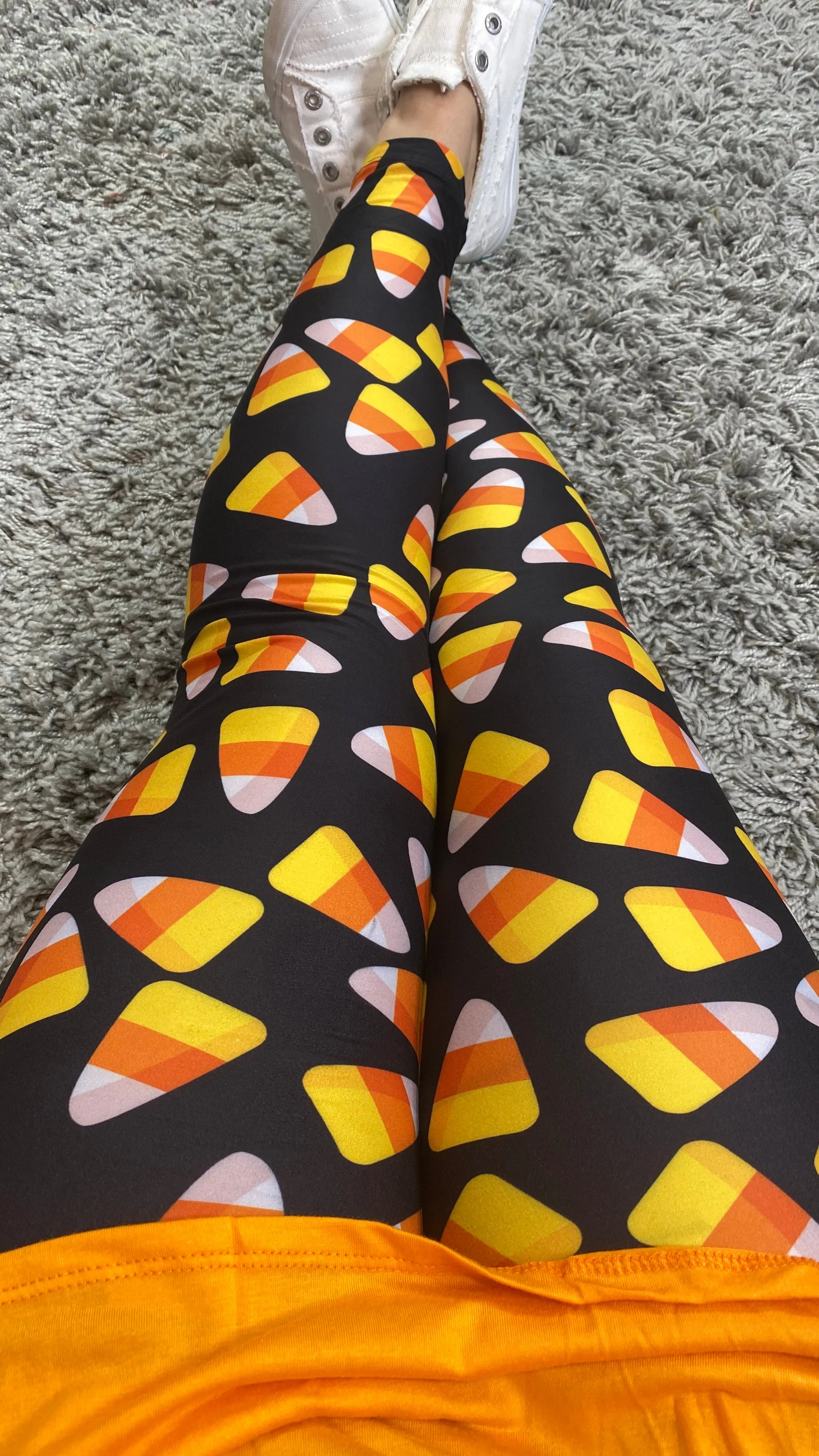 Mommy & Me Candy Corn Leggings