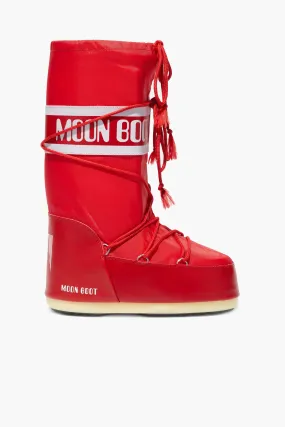 Moon Boot Icon in Rot