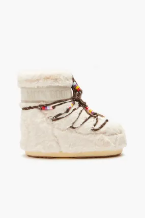 Moon Boot Icon Low Beads in Cream