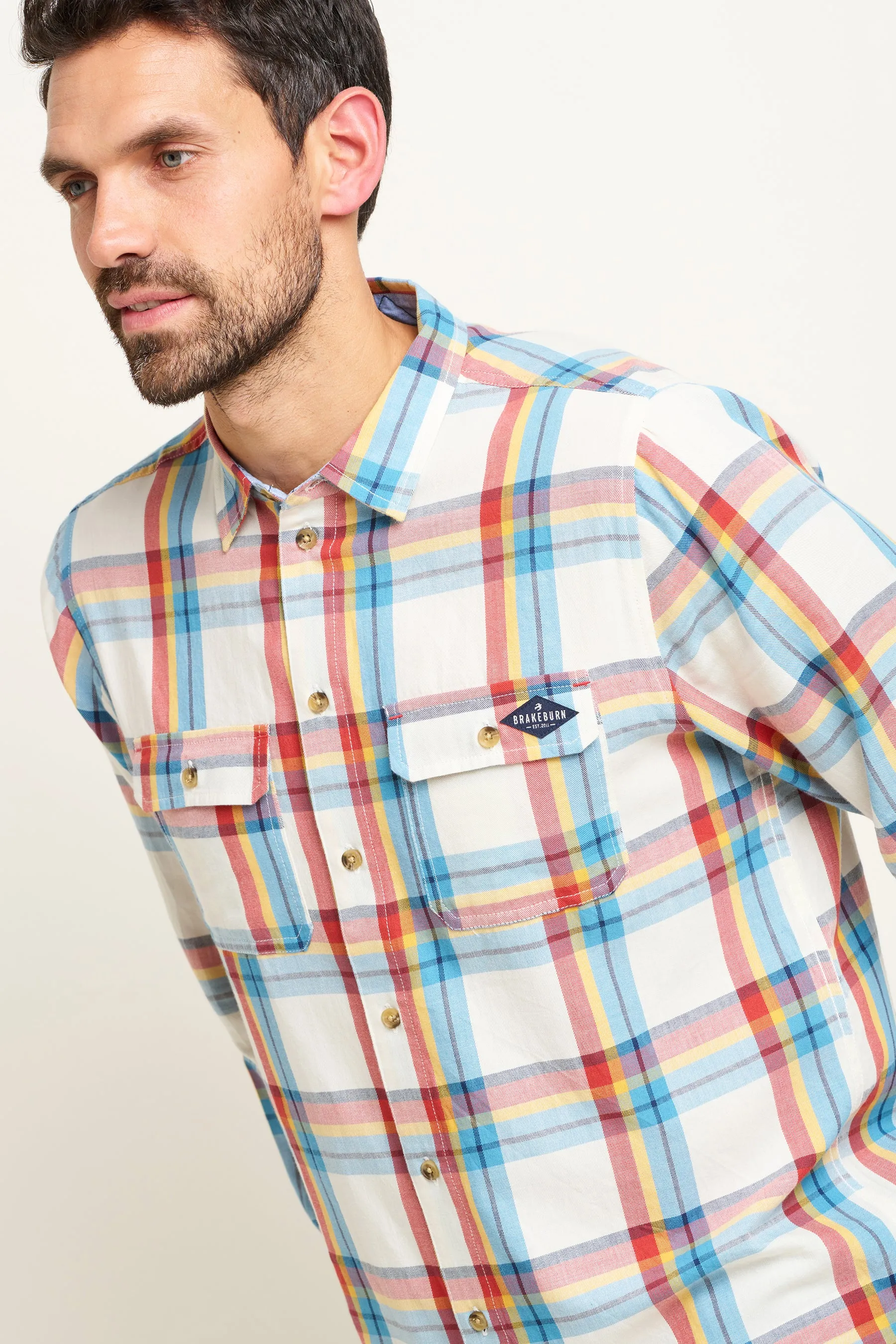 Multi Check Long Sleeve Shirt