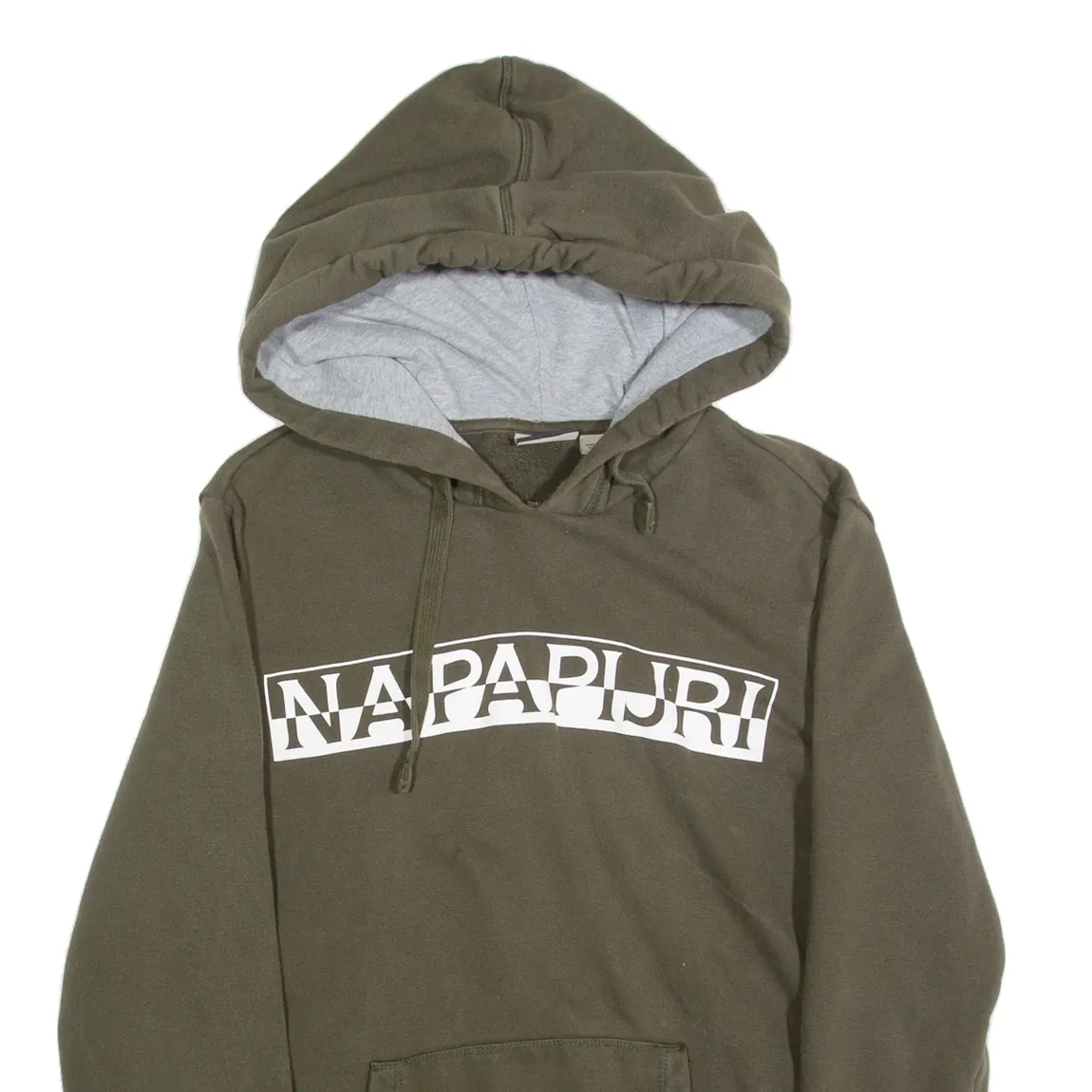 NAPAPIJRI Mens Green Hoodie M