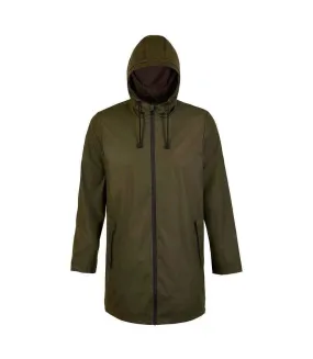 NEOBLU Mens Antoine Wax Parka (Dark Khaki) - UTPC4852