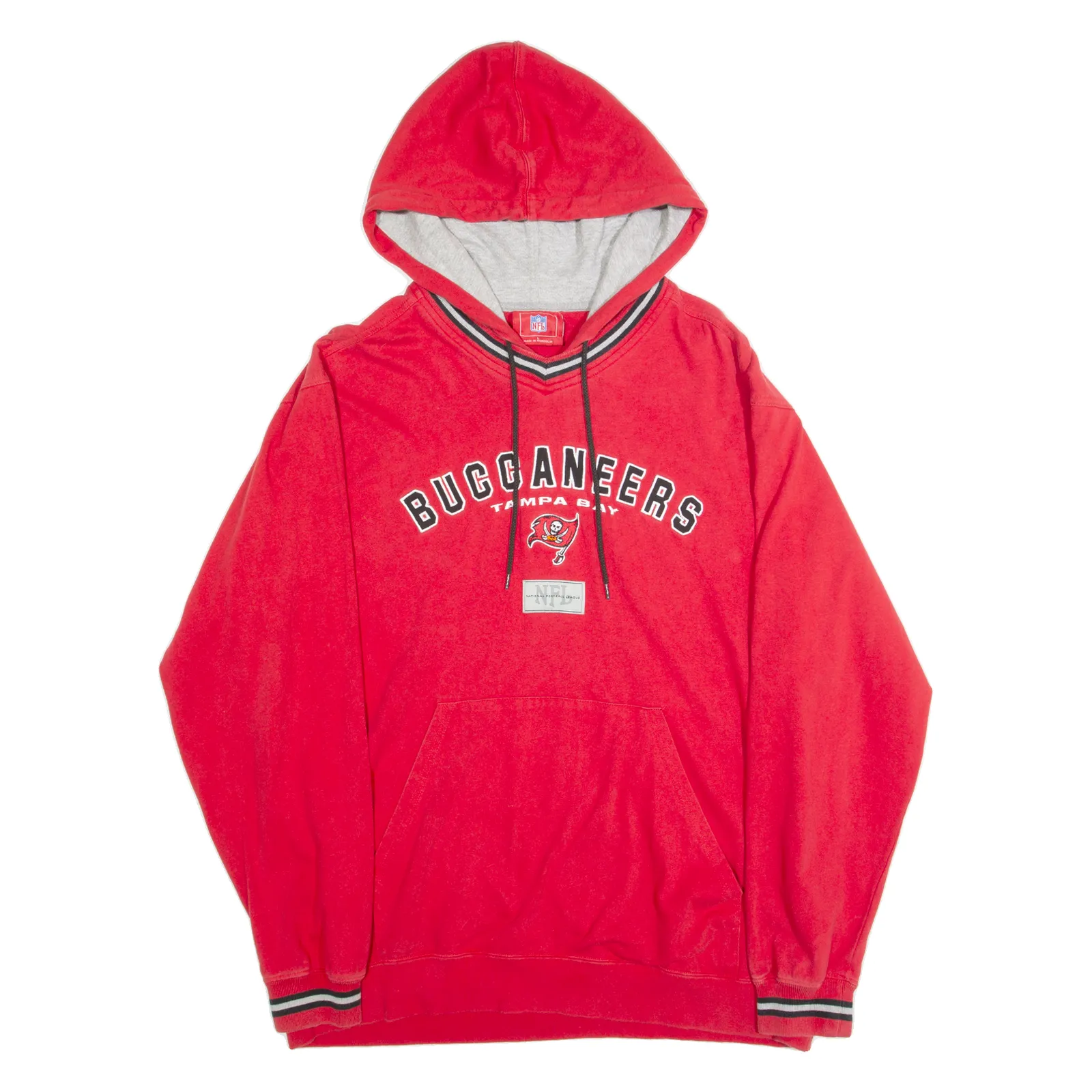 NFL Mens Red Hoodie L