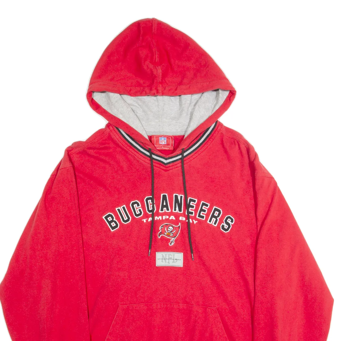 NFL Mens Red Hoodie L