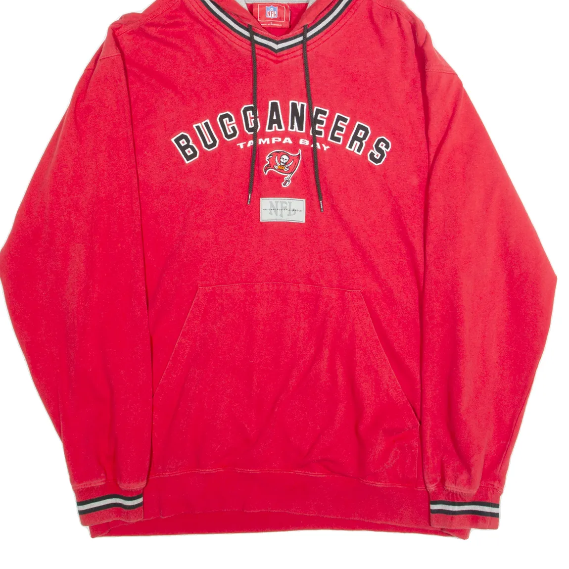 NFL Mens Red Hoodie L