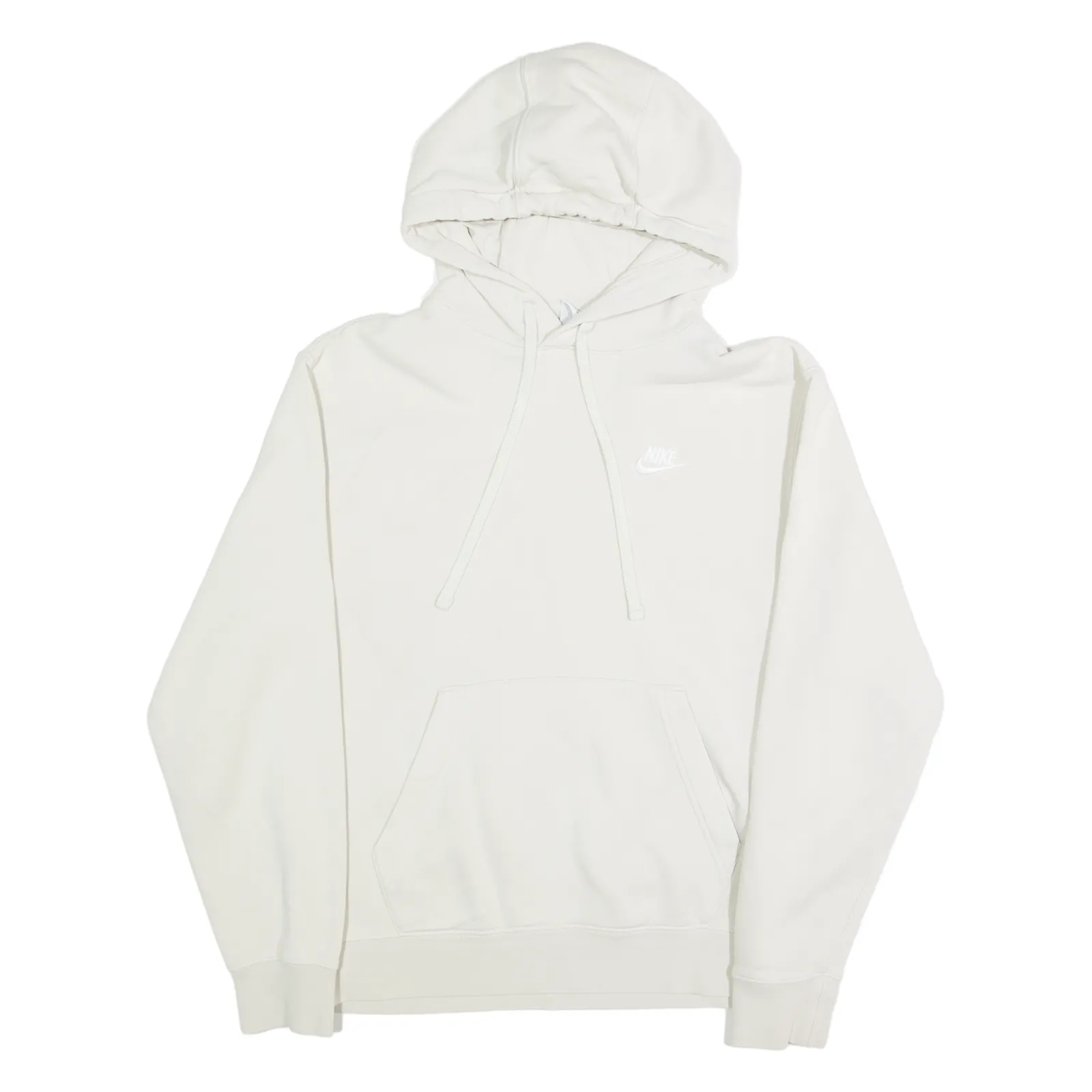 NIKE Mens White Hoodie XS