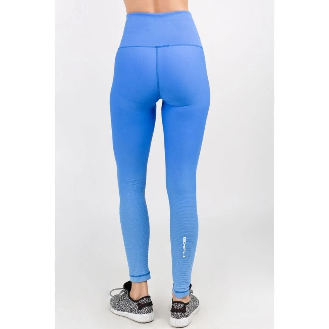 Ombre Moto Ridge Compression Leggings