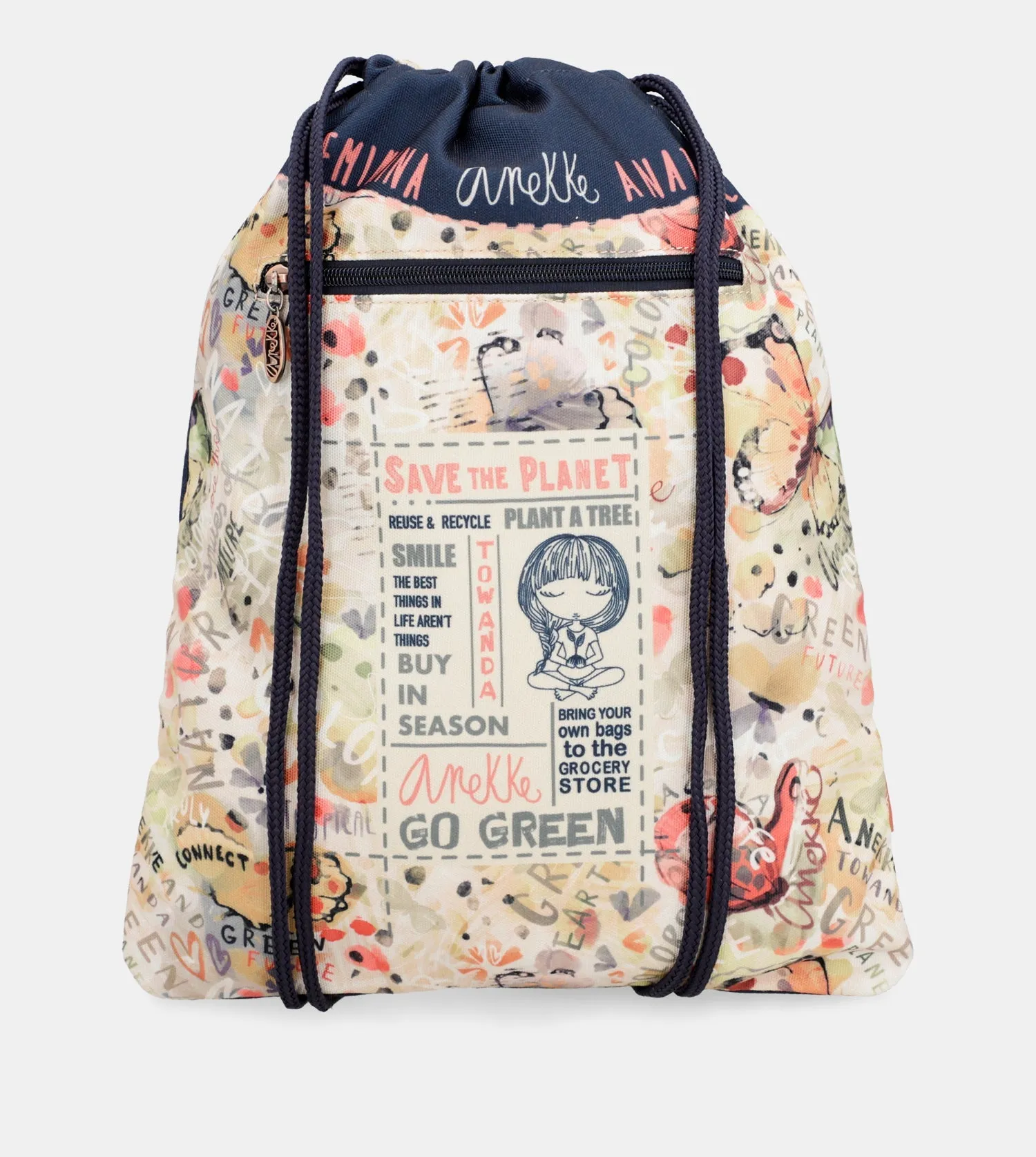 Pachamama fabric backpack