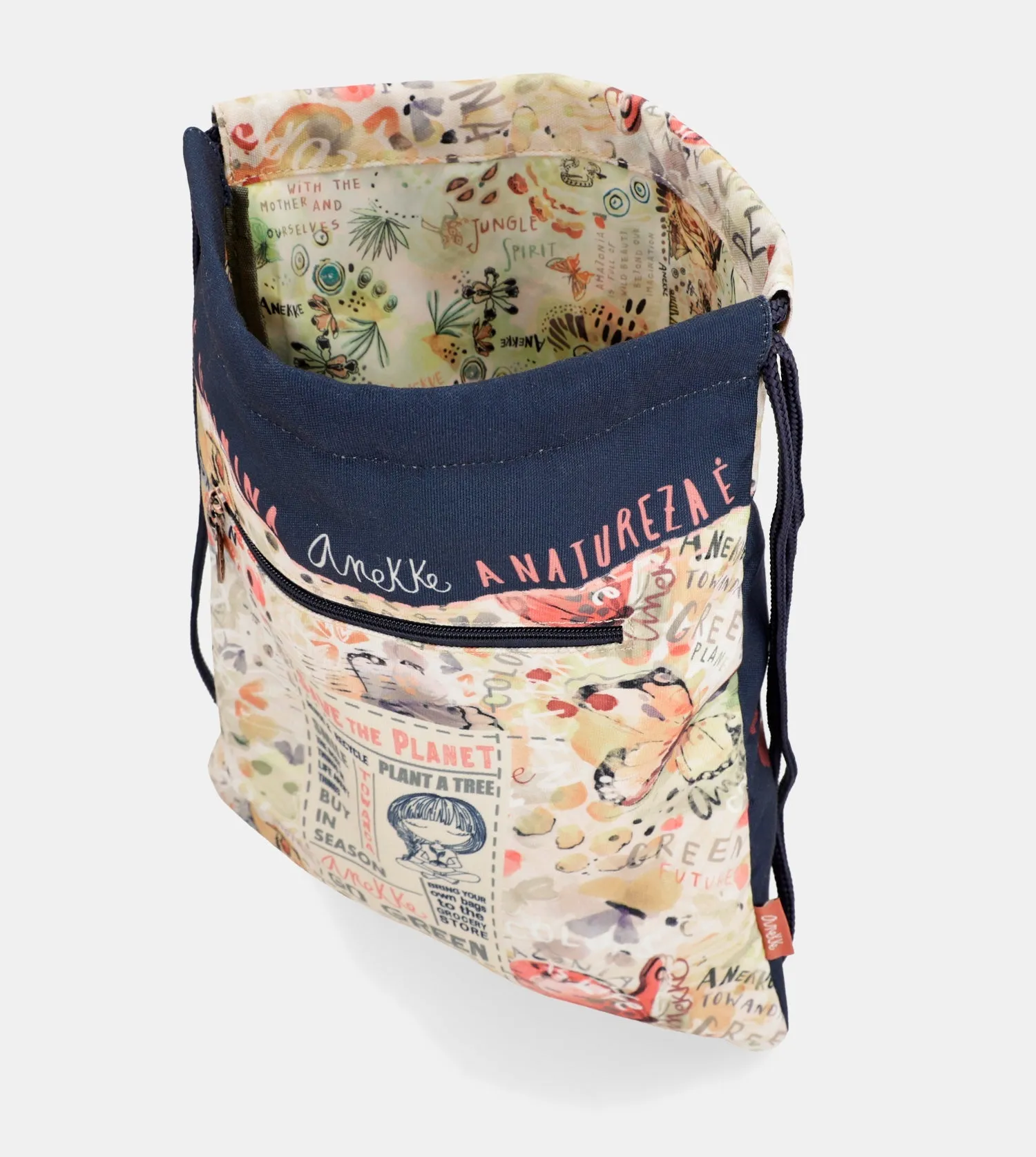 Pachamama fabric backpack