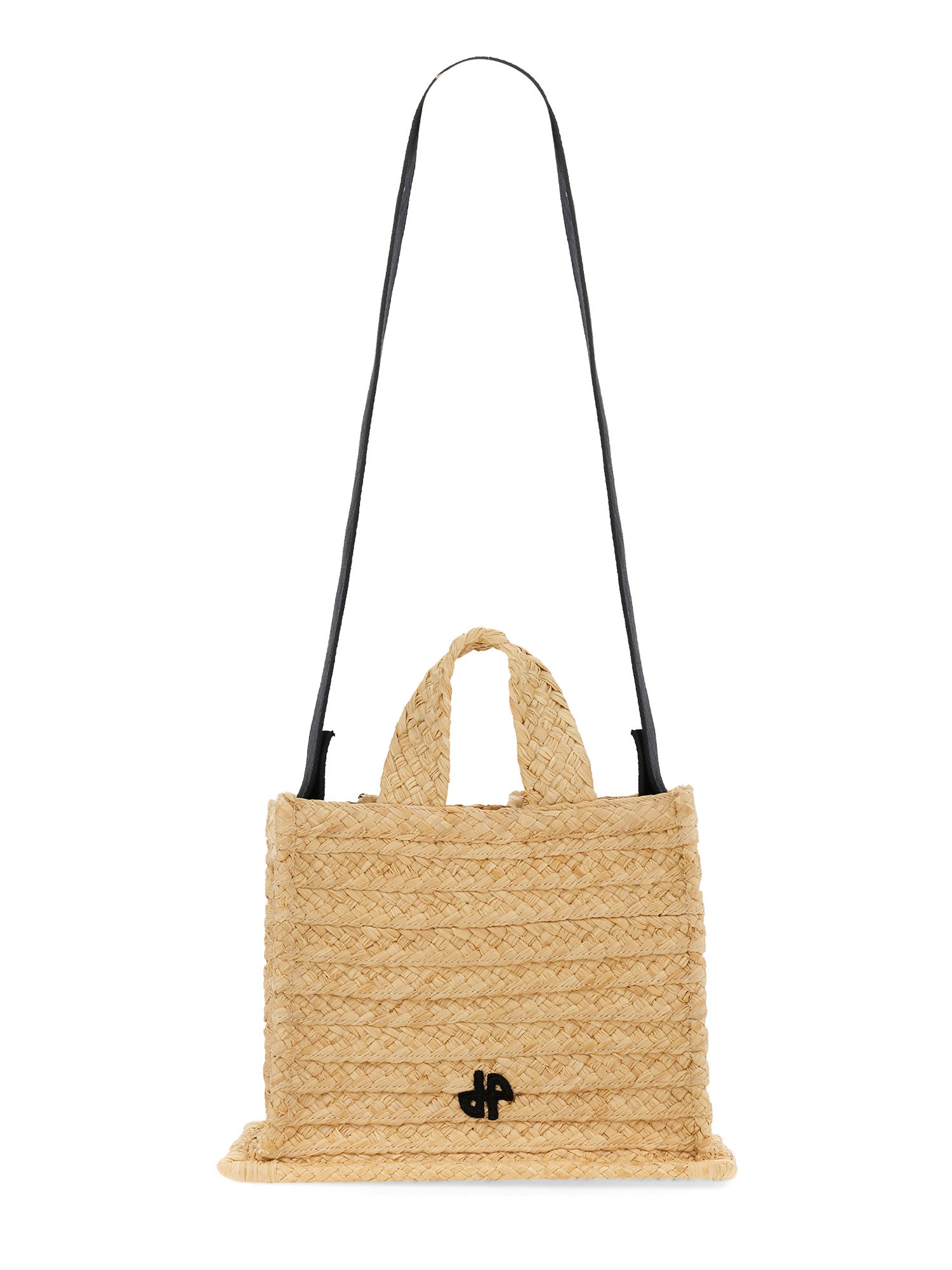 PATOU    SMALL PATOU RAFFIA TOTE BAG