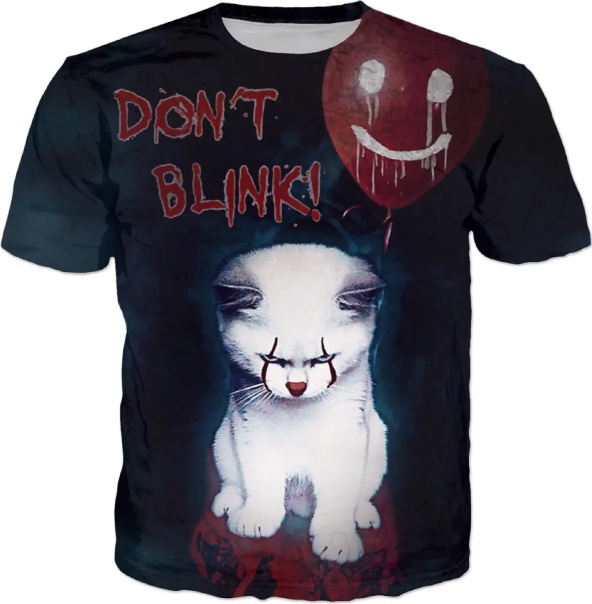 Penny The Horror Cat All Over Print T-Shirt