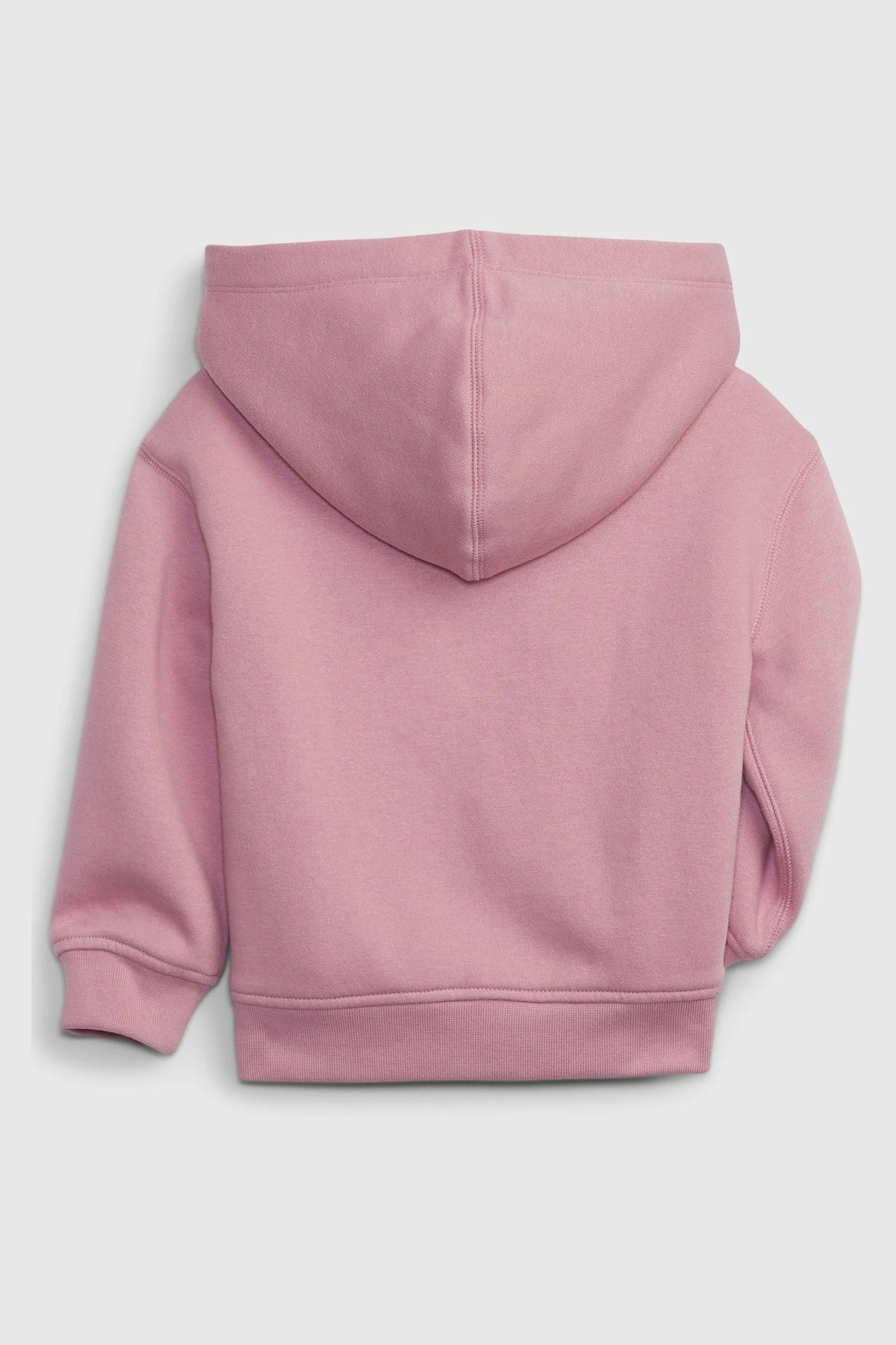 Pink Logo Zip Up Sherpa Lined Hoodie