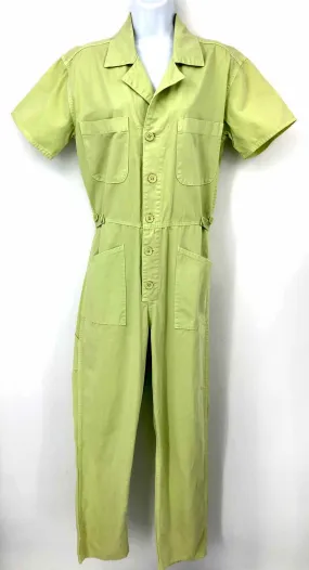 PISTOLA Lime Green Coveralls Size SMALL (S) Jumpsuit