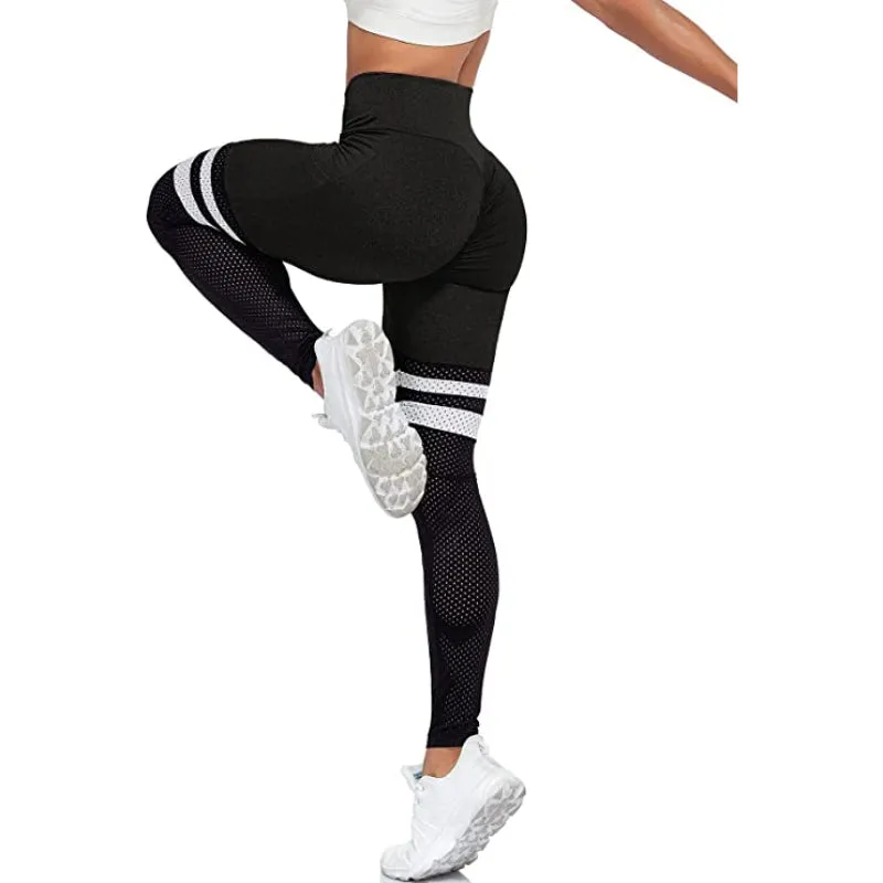 Priscilla Scrunch Dual Stripes Leggings