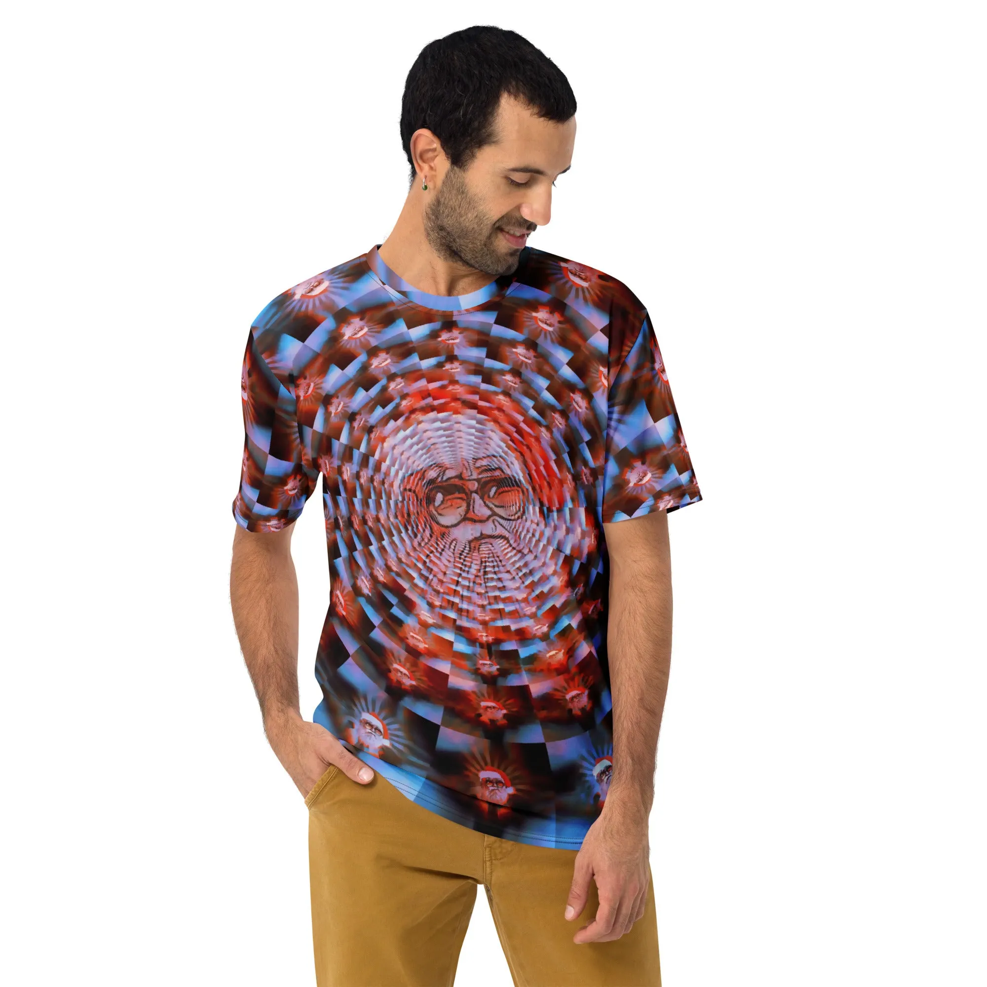 Psychedelic Santa Christmas T-Shirt