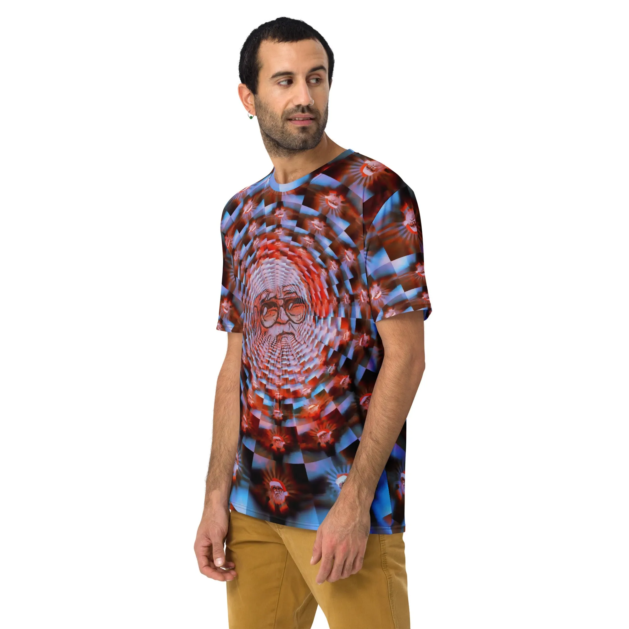 Psychedelic Santa Christmas T-Shirt