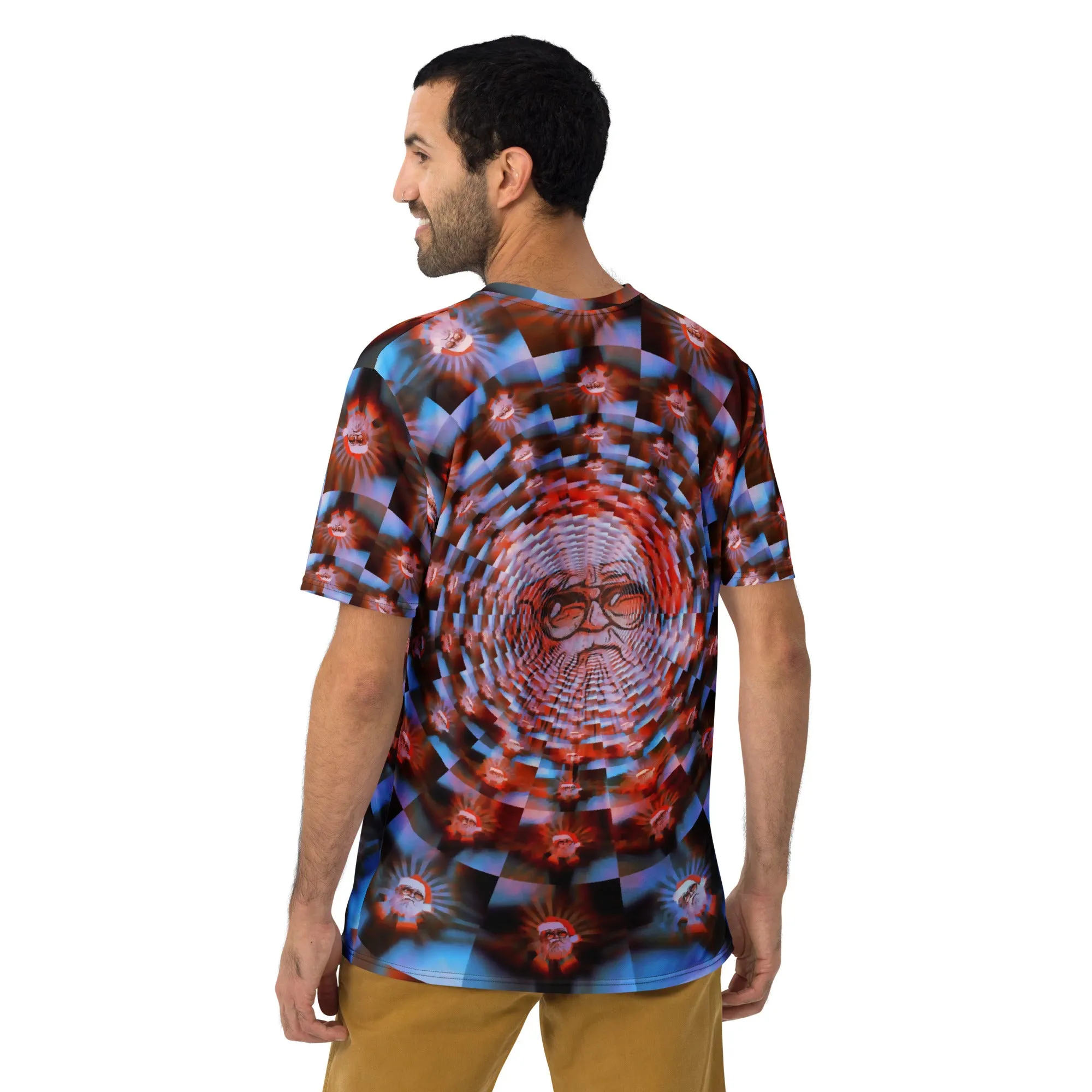 Psychedelic Santa Christmas T-Shirt