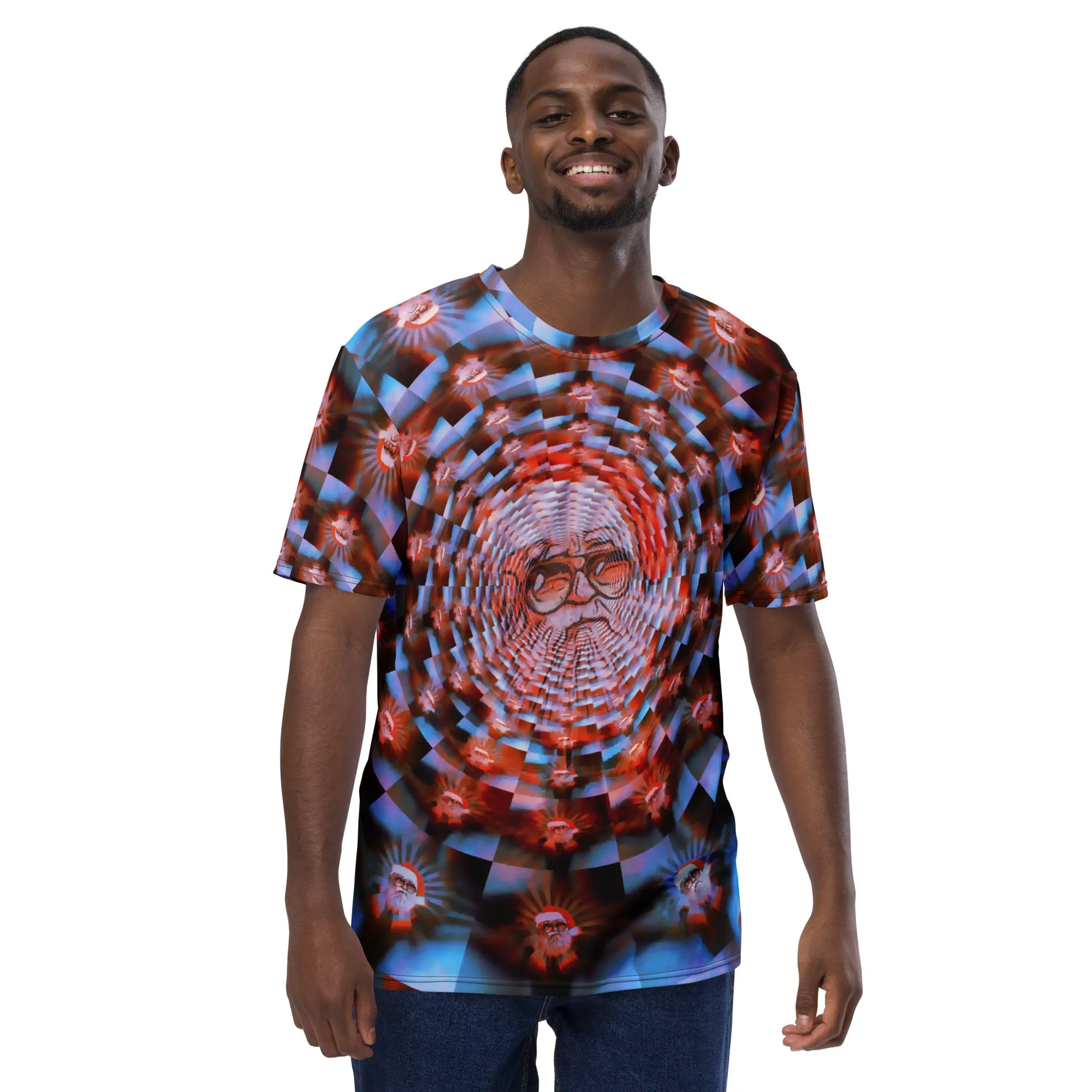 Psychedelic Santa Christmas T-Shirt