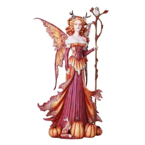 Pumpkin Queen Fairy Figurine