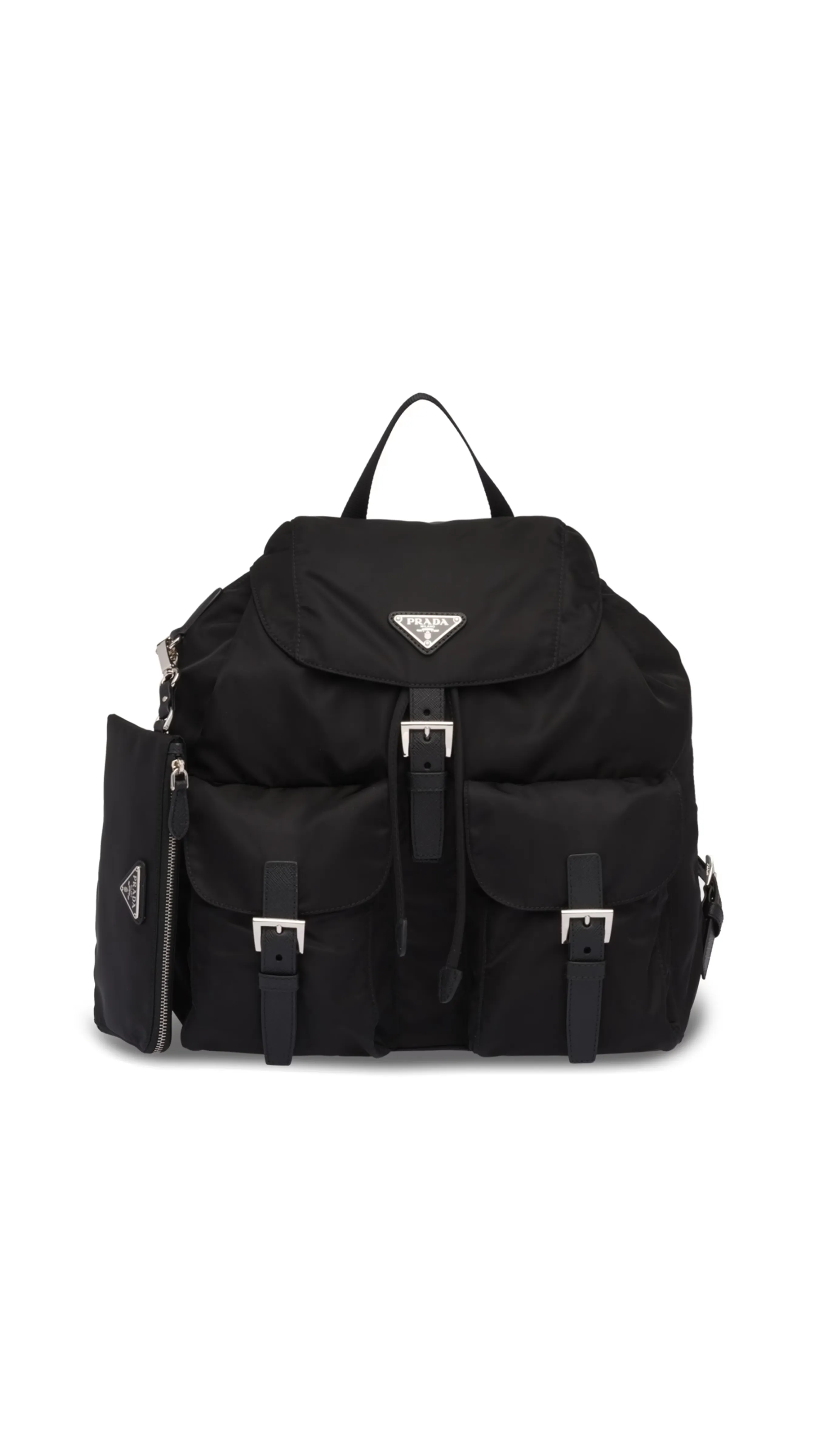 Re-Nylon Medium Backpack - Black