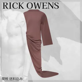 RICK OWENS  |Unisex Street Style Long Sleeves Plain Cotton Designers Tops