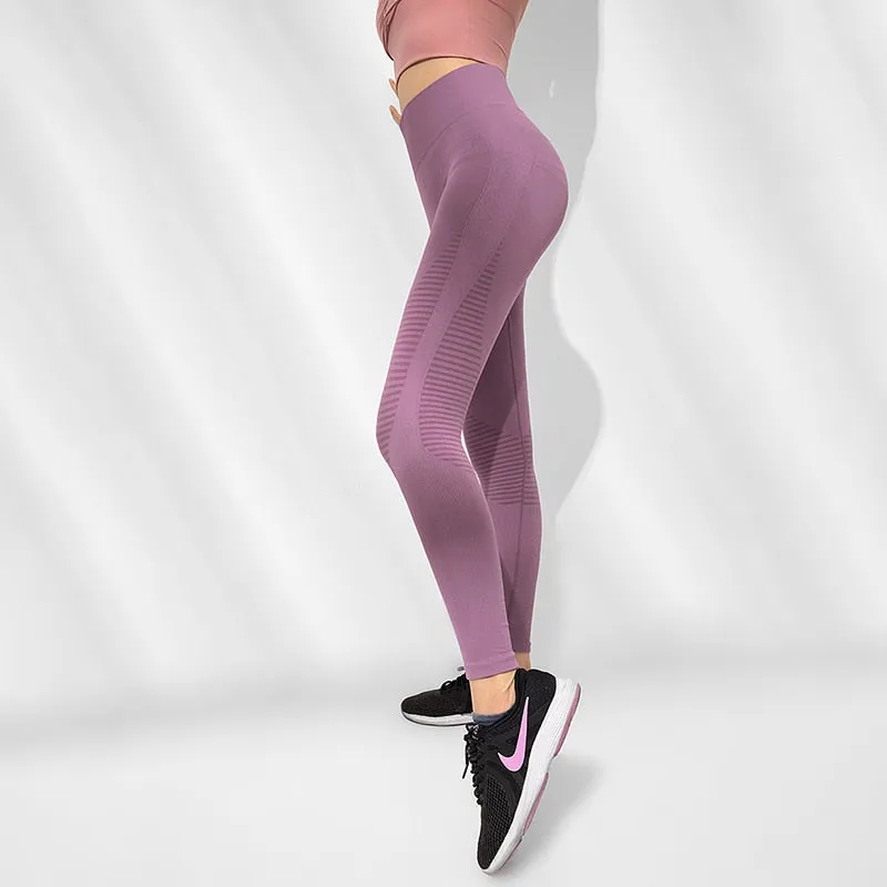 Seamless Women Leggings Solid High Wasit Push Up Legins Polyester Workout Leggings Casual Fitness Leggings Feminina