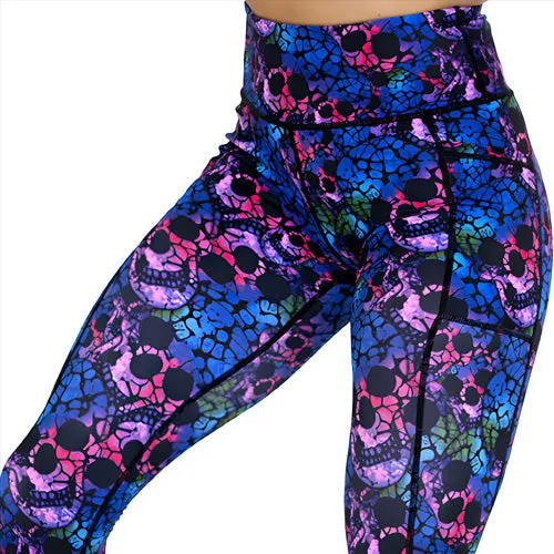 Shattered Skulls Leggings