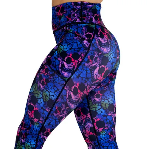 Shattered Skulls Leggings