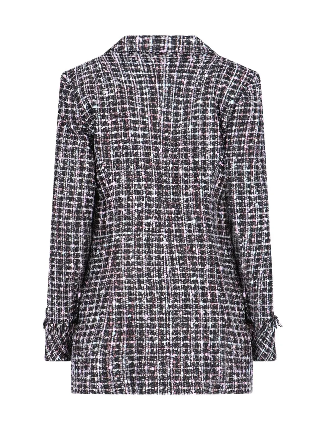 SINGLE-BREASTED TWEED BLAZER DRESS