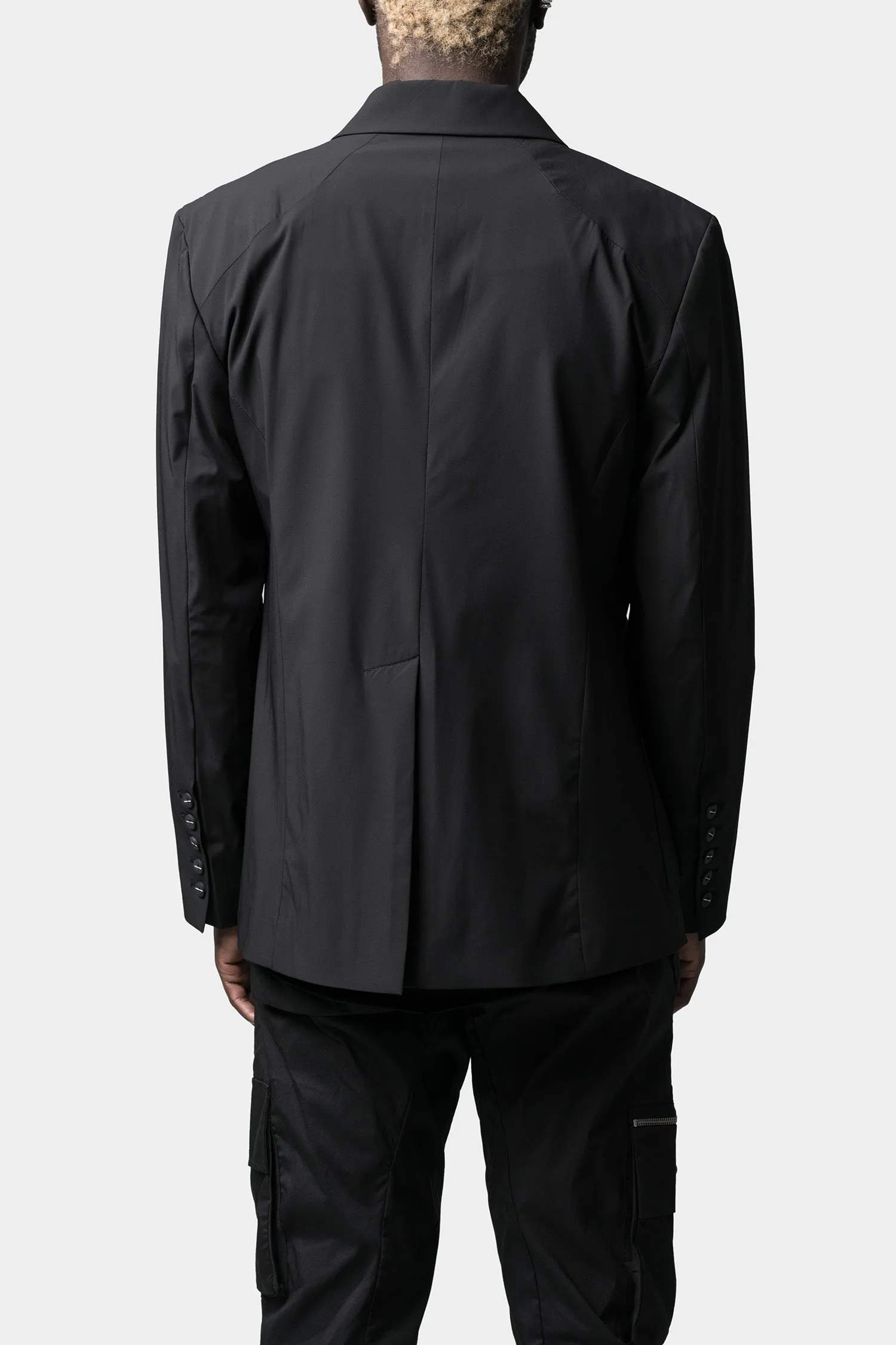 Single button tech blazer