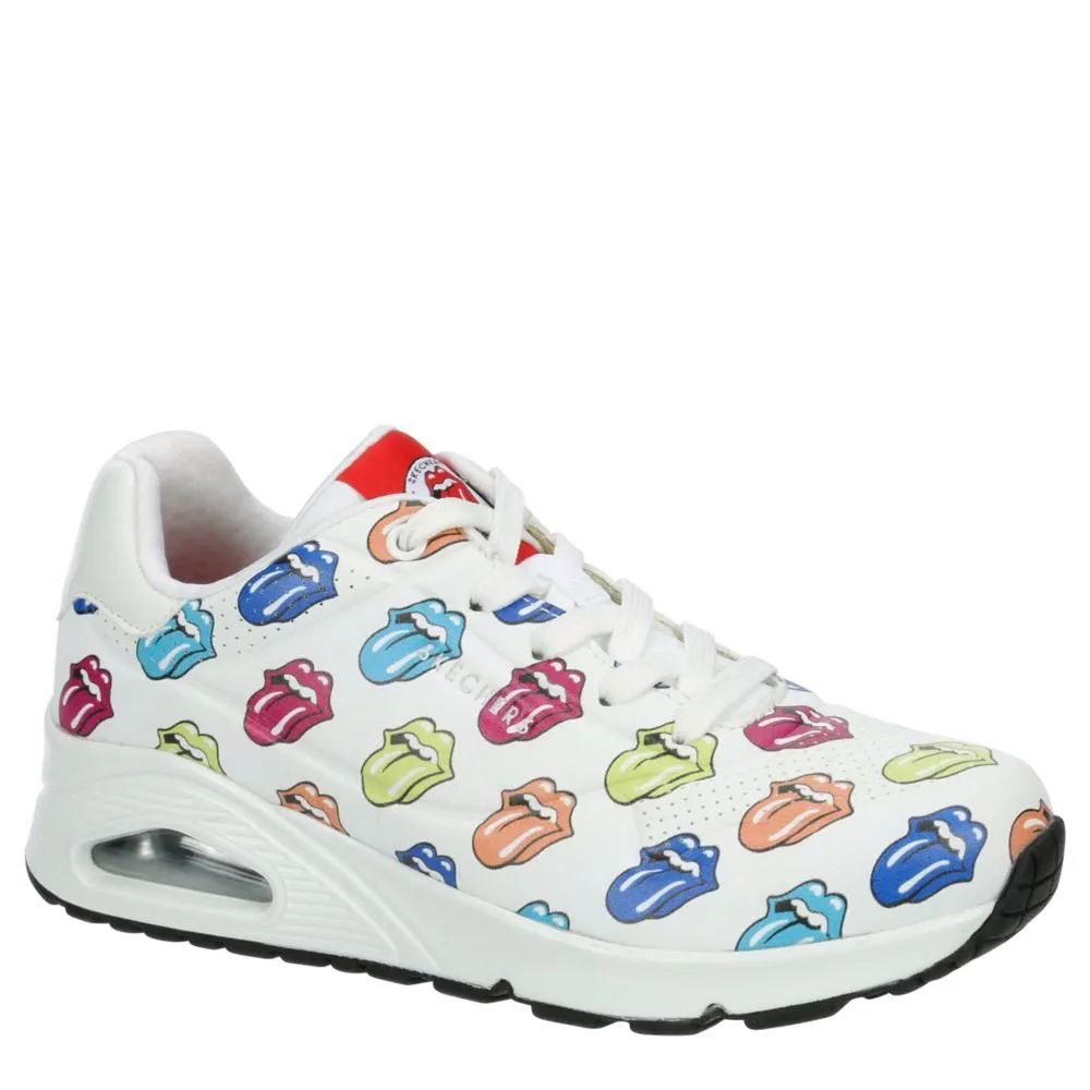 SKECHERS  WOMENS ROLLING STONES UNO SNEAKER