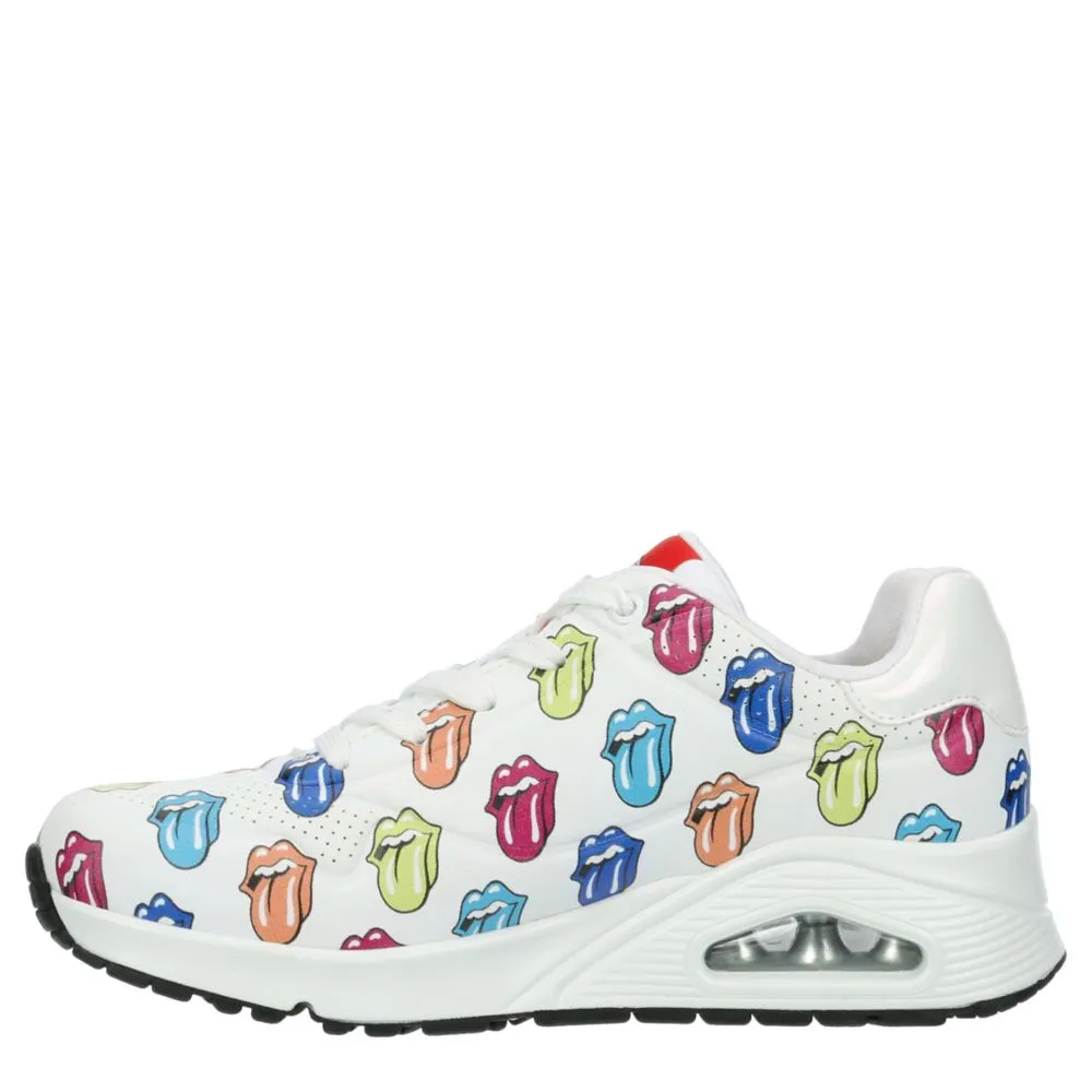 SKECHERS  WOMENS ROLLING STONES UNO SNEAKER