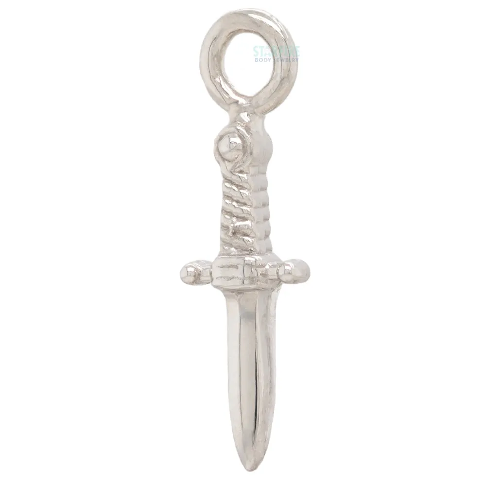 Slasher Dagger Charm in Gold