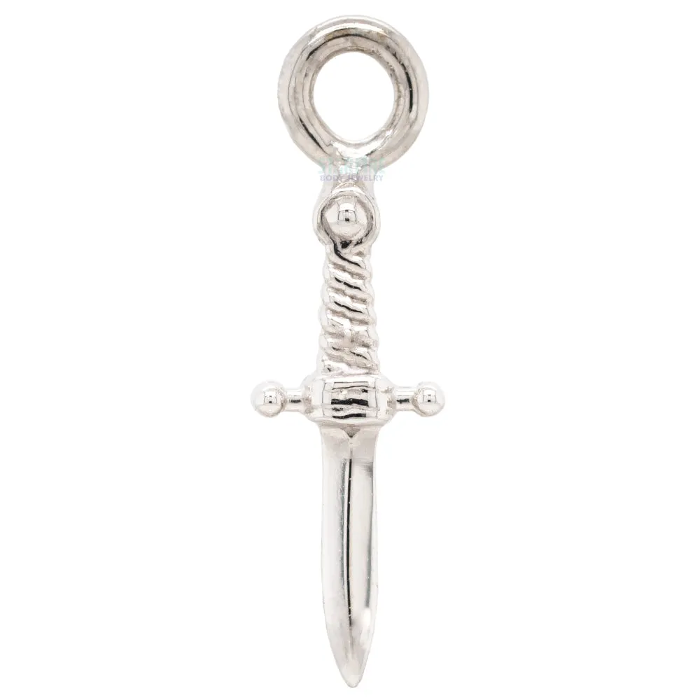 Slasher Dagger Charm in Gold