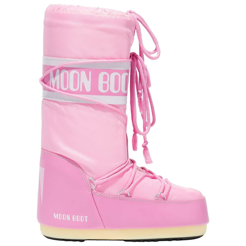 Snow boots Moon Boot ---Icon Nylon Jr Pink