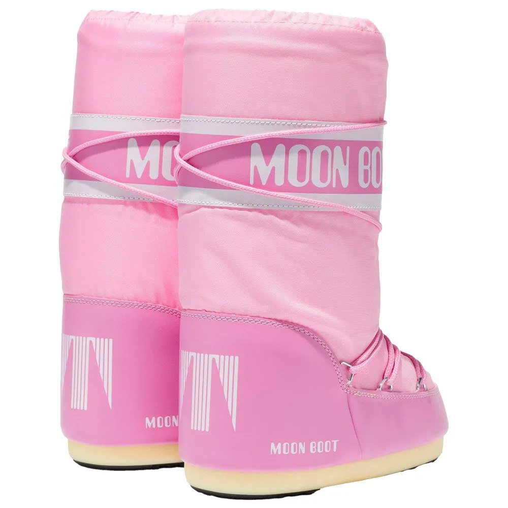 Snow boots Moon Boot ---Icon Nylon Jr Pink