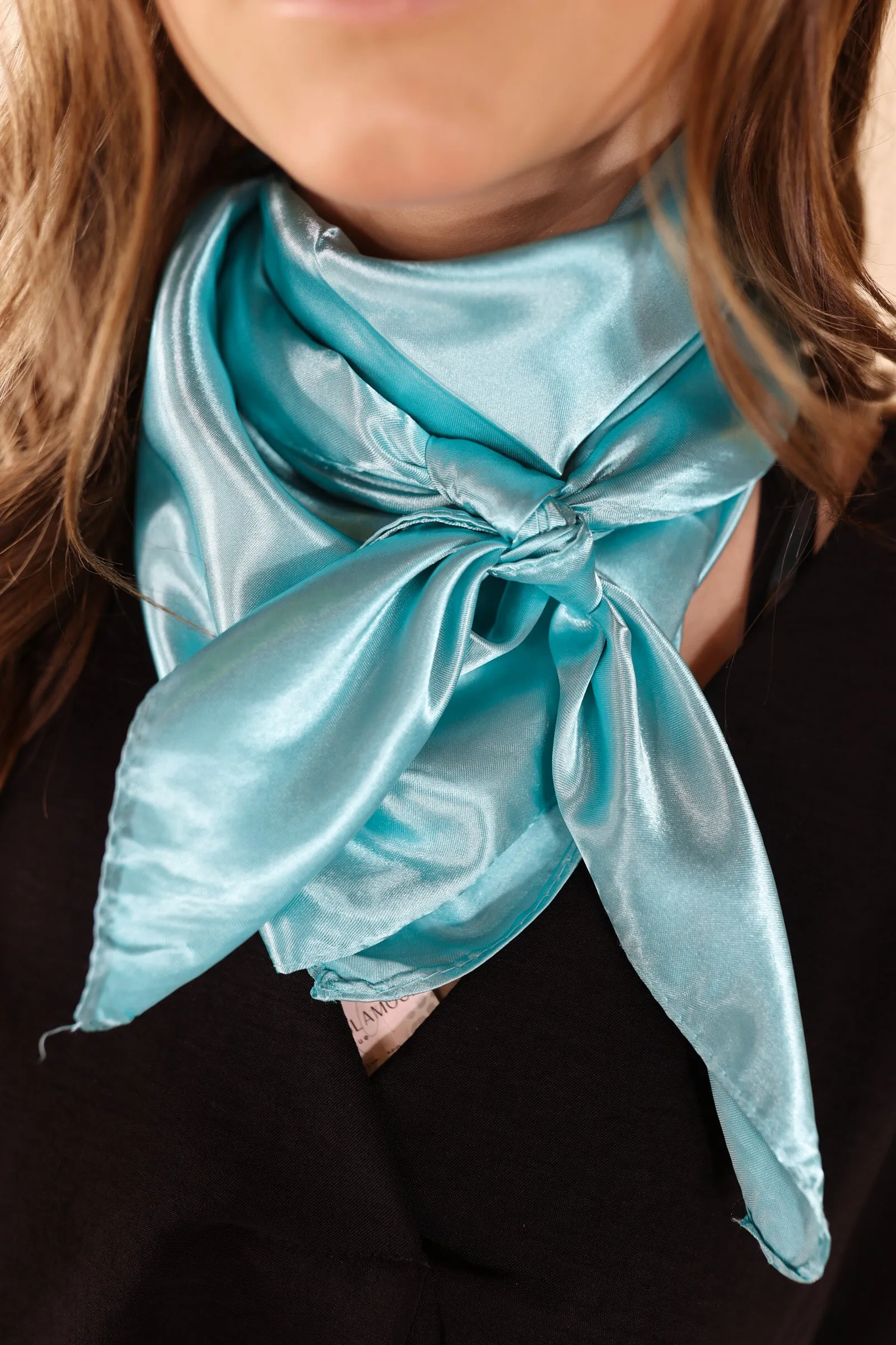 Solid Colored Scarf in Light Turquoise