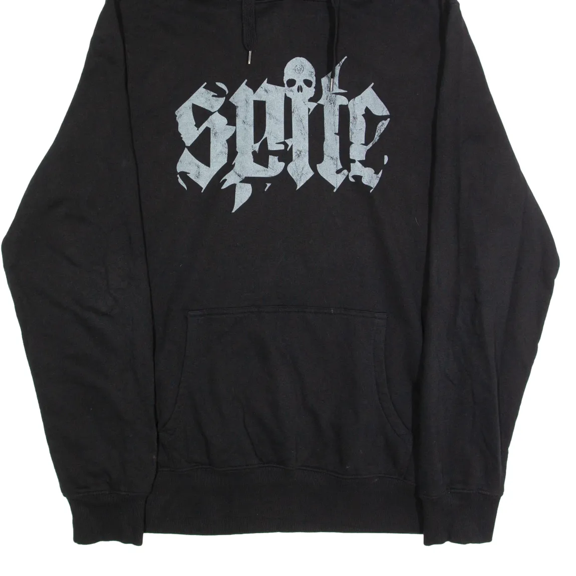 SPITE Mens Black Hoodie 2XL