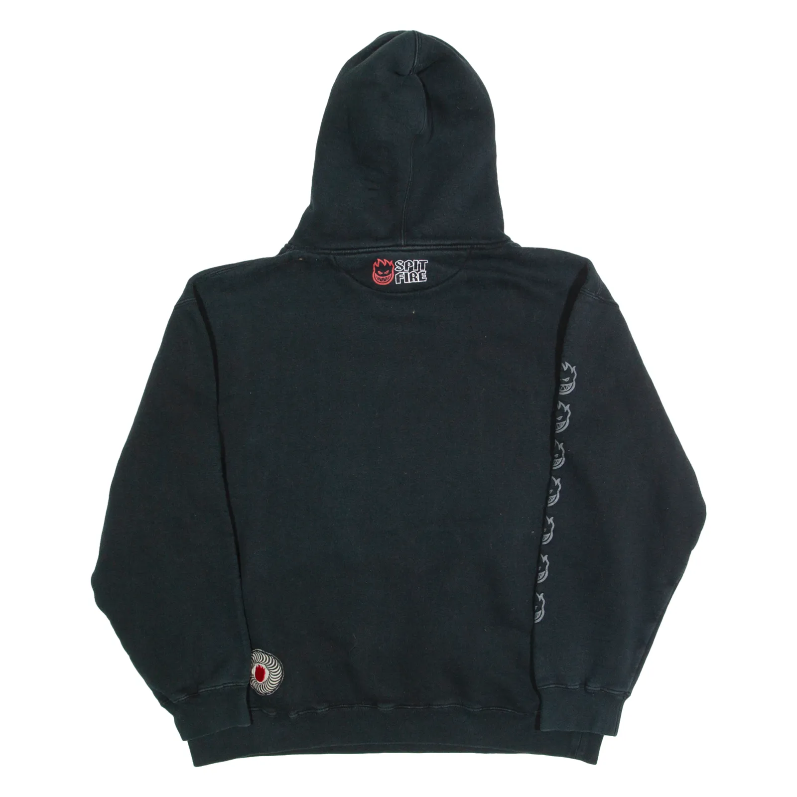 SPITFIRE Mens Black Hoodie L