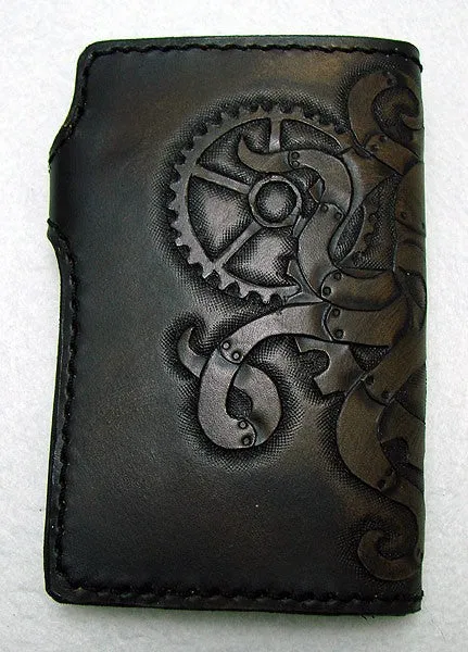 Steampunk octopus wallet