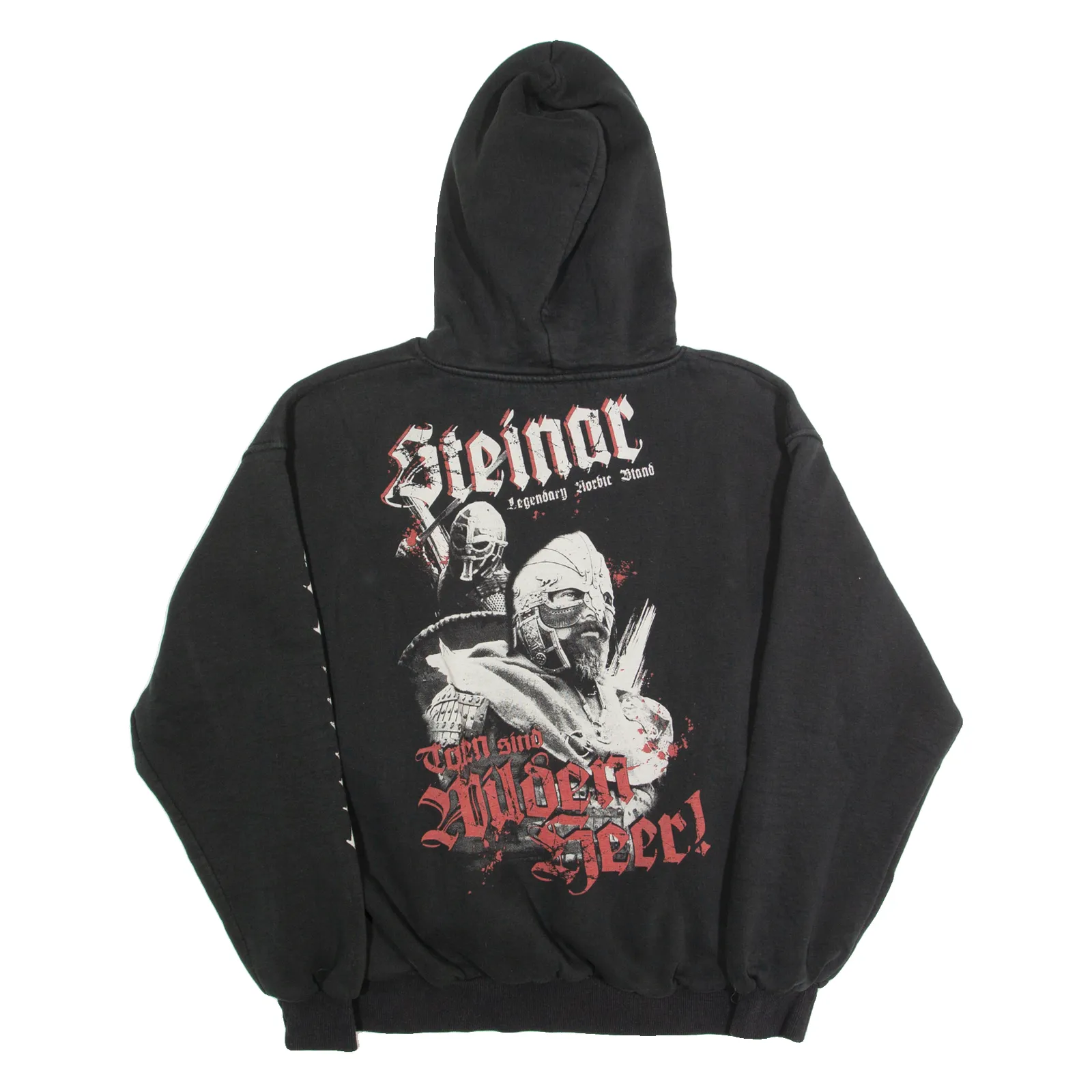 STEINER Mens Black Hoodie 3XL