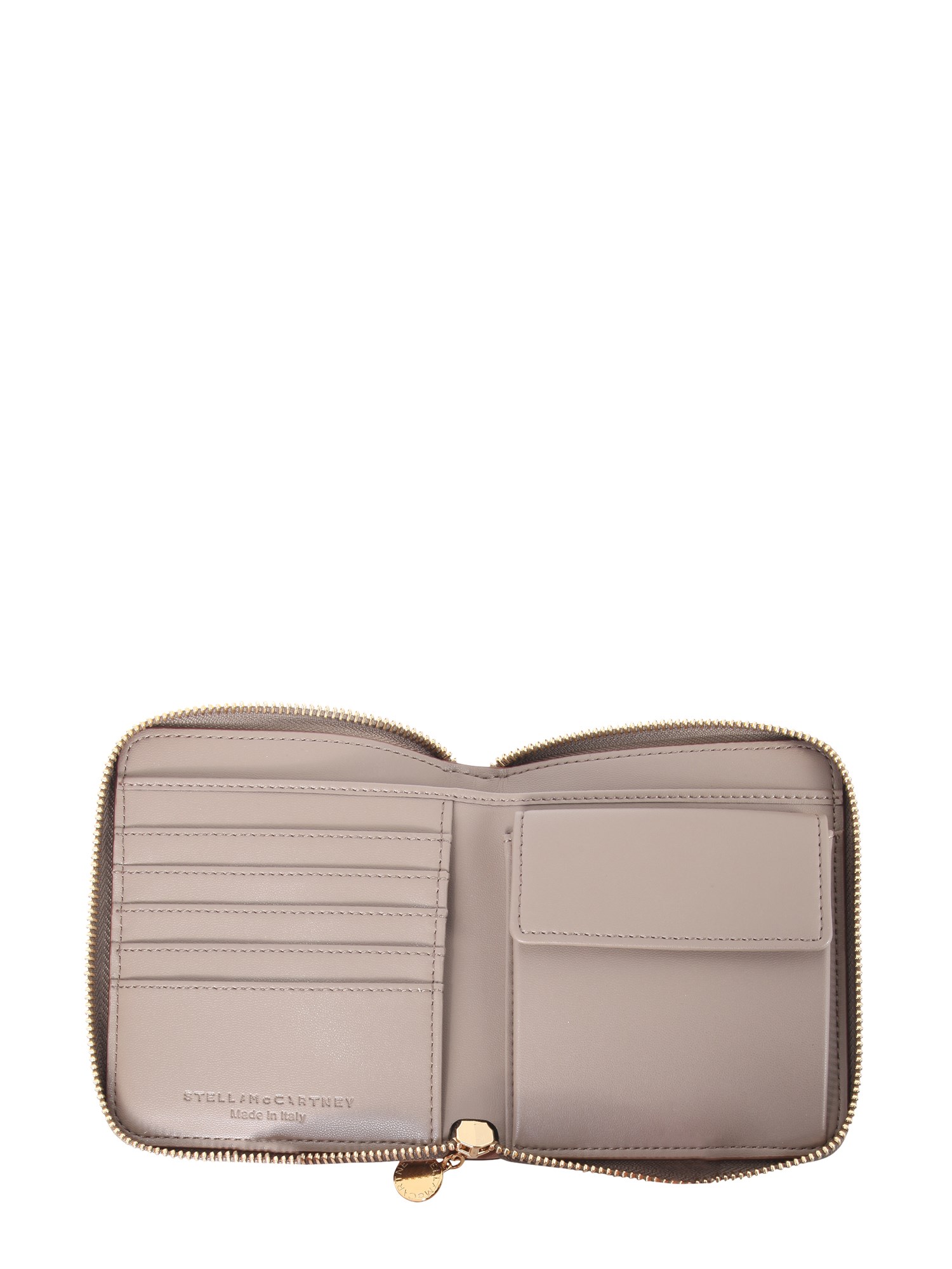 STELLA McCARTNEY    ZIPPERED WALLET WITH LOGO