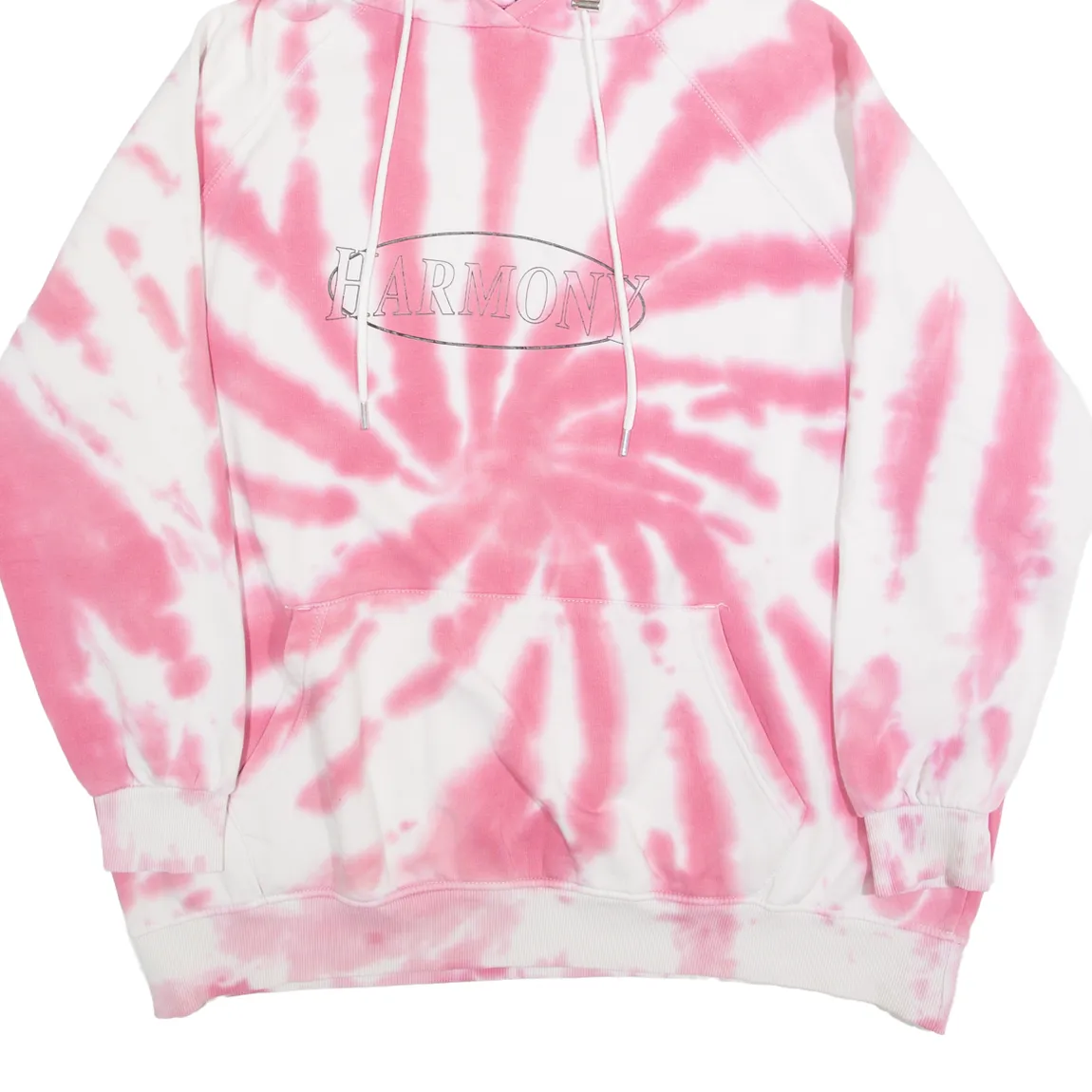 TALLY WEIJL Tie Dye Mens Pink Hoodie 2XL