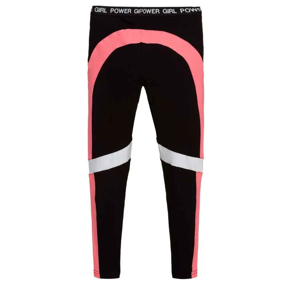 Teen Black Sporty Leggings