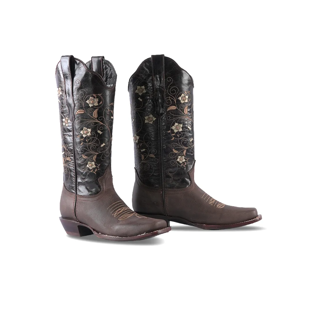 Texas Country Women's Western Boot Fresno Choco E57