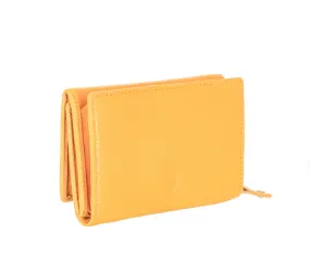 TK108 - Ladies Purse - Mustard - Tinnakeenly leather