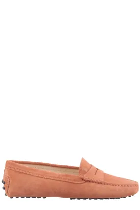 Tod's Gommino Pebbled Slip-On Loafers