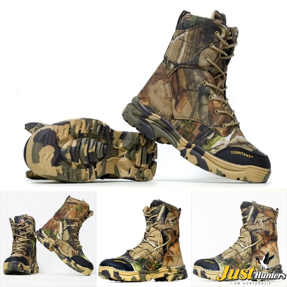 TOMITANY Camouflage Winter Waterproof Hunting Boot